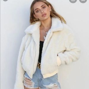 Tiger Mist Teddy Coat
